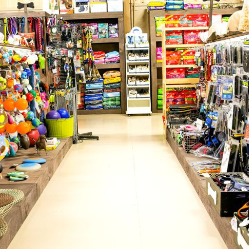 Pet supplies inside of Thomaston Healthy Pet 