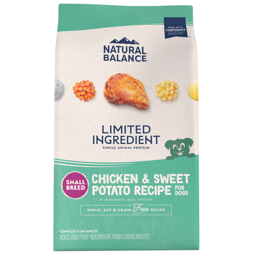 Natural Balance Limited Ingredient  Grain Free Chicken & Sweet Potato Small Breed Recipe Dry Dog Food