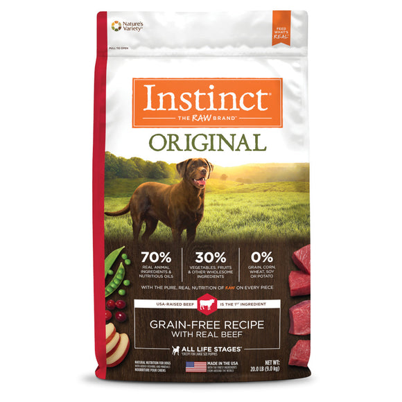 Nature's Variety Instinct Original Beef Dry Dog Food