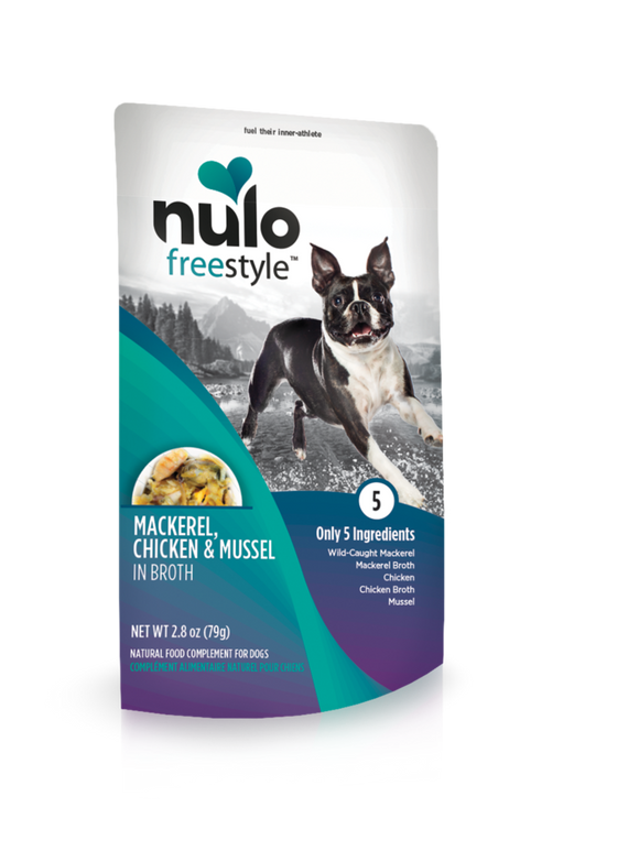 Nulo FreeStyle Mackerel, Chicken & Mussel in Broth Recipe for Dogs
