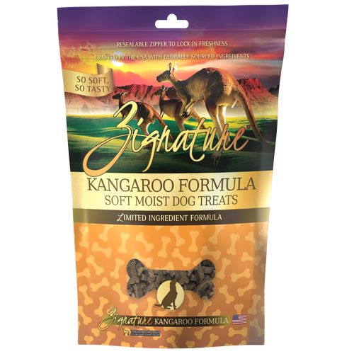 Zignature Kangaroo Soft Moist Treats for Dogs