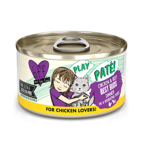 Weruva BFF PLAY Paté Chicken & Beef Best Buds Dinner in a Hydrating Purée