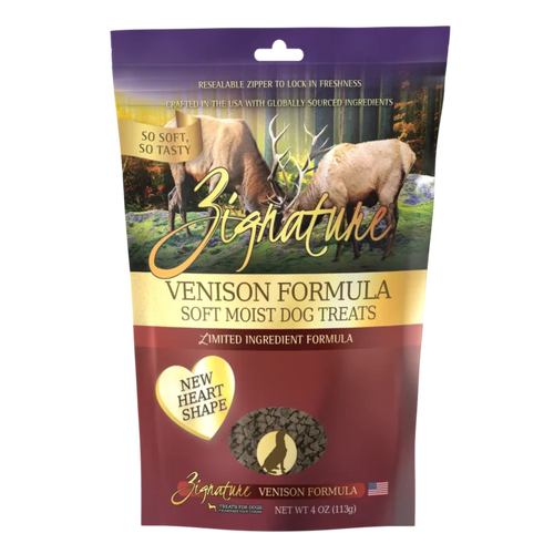 Zignature Venison Soft Moist Treats for Dogs