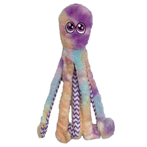 PetLou 16 Octopus Purple Tie Dye Dog Toy