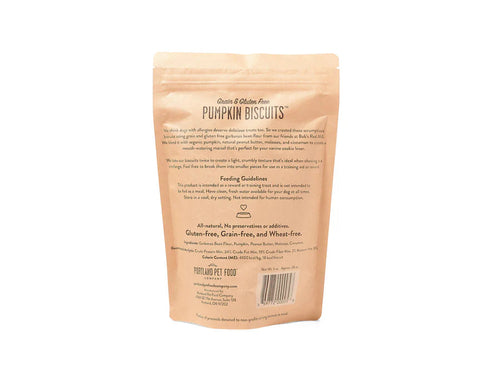 Portland Pet Food Grain & Gluten-Free Pumpkin Biscuits Dog Treats