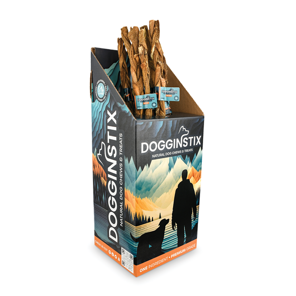 Dogginstix Braided Beef Tripe Natural Dog Chews & Treats