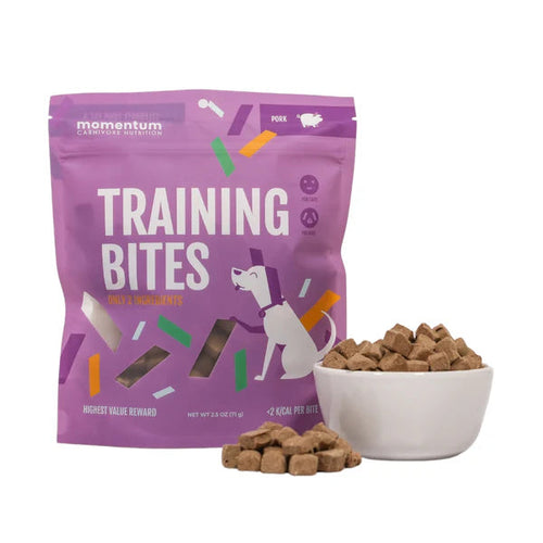 Momentum Carnivore Nutrition Freeze-Dried Pork Bites Dog Treats
