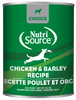 NutriSource® Chicken & Barley Entrée Healthy Affordable Wet Dog Food