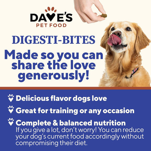Dave's Digesti-Bites Chicken, Rice & Pumpkin Dog Treats