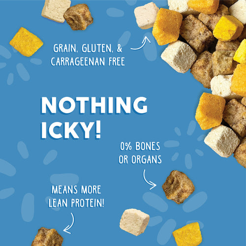 Weruva Feeling Farmy Freeze Dried with Chicken Breast, Egg & Pumpkin