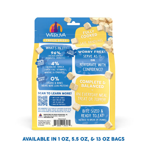 Weruva Dog Freeze Dried  Paw Lickin Chicken Freeze Dried