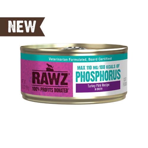 Rawz Lower Phosphorus Turkey Canned Cat Food