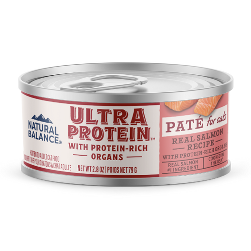 Natural Balance Real Salmon with Protein-Rich Organs Pate Recipe Wet Cat Food