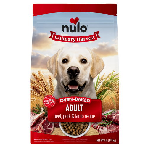 Nulo Culinary Harvest Baked Beef, Pork & Lamb Recipe for Adult Dogs Food