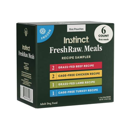 Instinct FreshRaw Meals Recipe Sampler Adult Dog Food