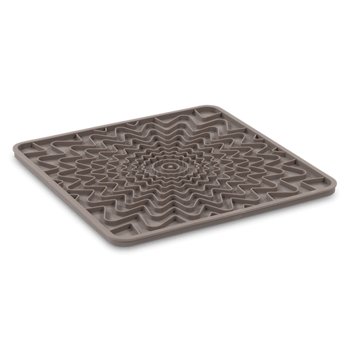 Messy Mutts  Framed Spill Resistant Silicone Dog Lick Mat, 9.5 x 9.5