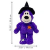 KONG Halloween Wild Knots Witch Bear Purple Dog Toy