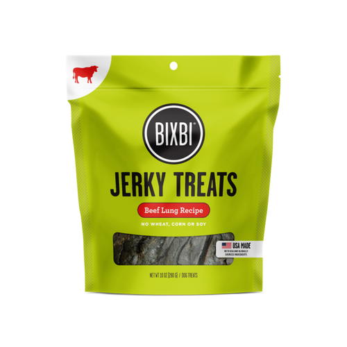 BIXBI Original Jerky Treats for Dogs – Beef Lung Recipe